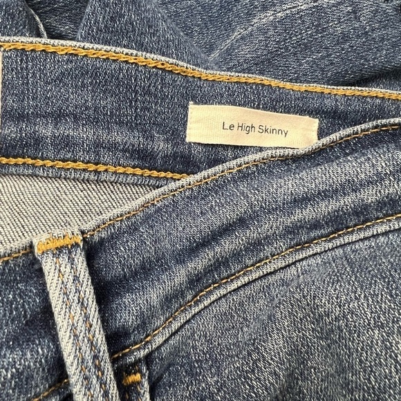 FRAME Le High Skinny Slit Studded Jeans Hazelwood 30 - Picture 13 of 14